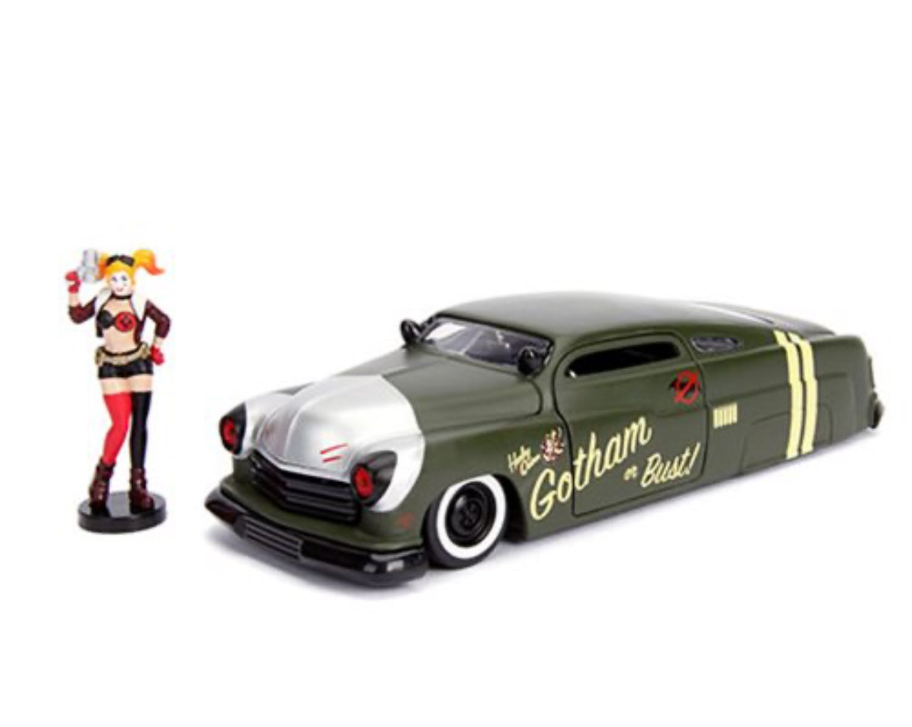 Harley Quinn & 1951 Mercury DC Comics Bombshells Jada 1:24 Die-Cast Gotham