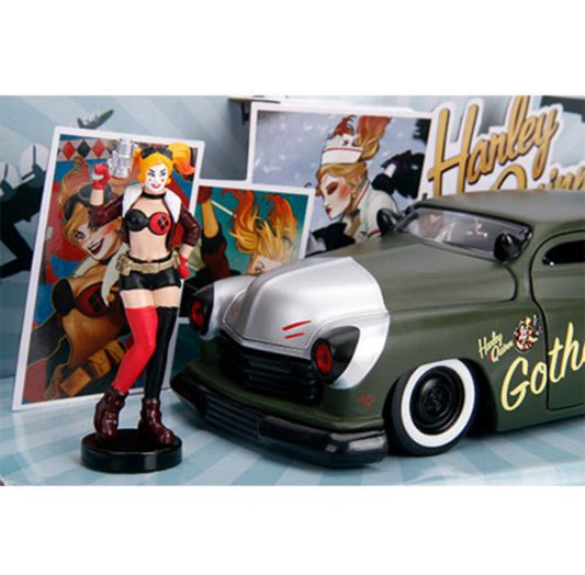 Harley Quinn & 1951 Mercury DC Comics Bombshells Jada 1:24 Die-Cast Gotham