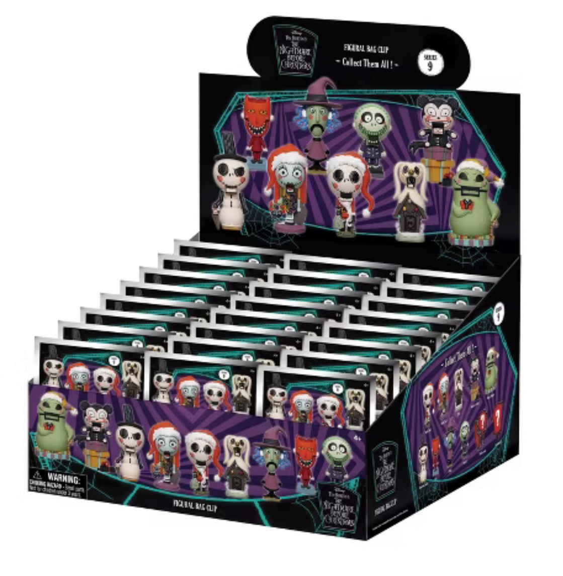Nightmare Before Christmas 3D Foam Bag Clip Blind Bag 1 Random Figure Series 9