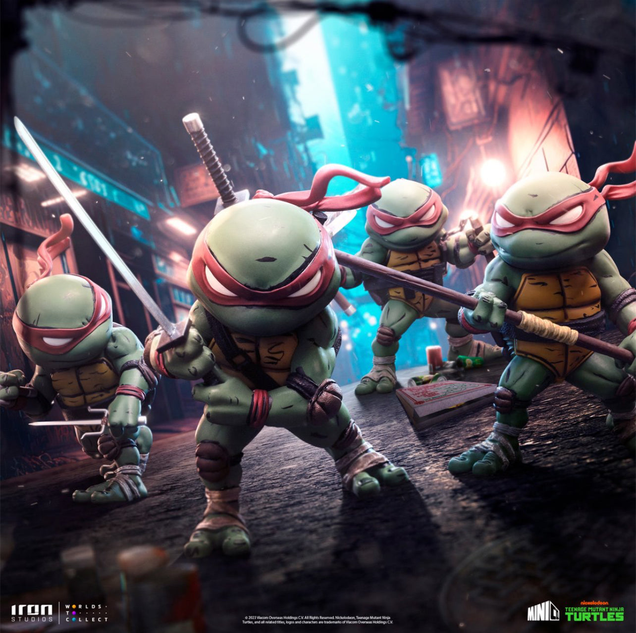 Teenage Mutant Ninja Turtles V.2 Red Mask Version Limited Ed Statue Previews Exc