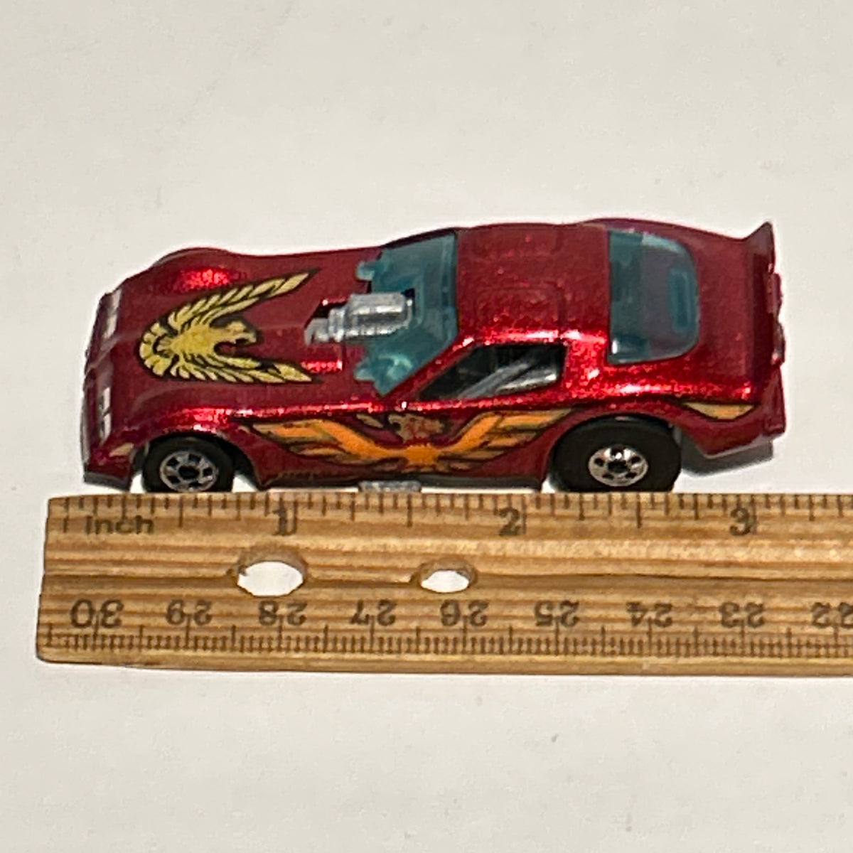 Hot Wheels Red Car Pontiac Trans Am Firebird Funny Dragster 1977 Vintage Mattel