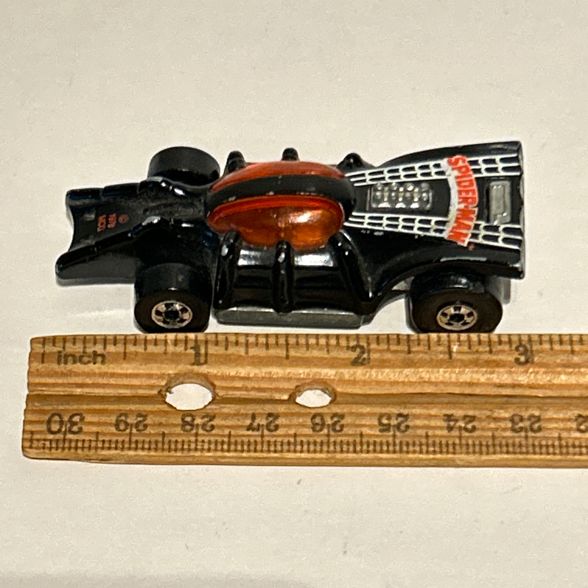 Hot Wheels Spider Man Black Wall 1975 Vintage The Heroes Diecast Car Hong Kong