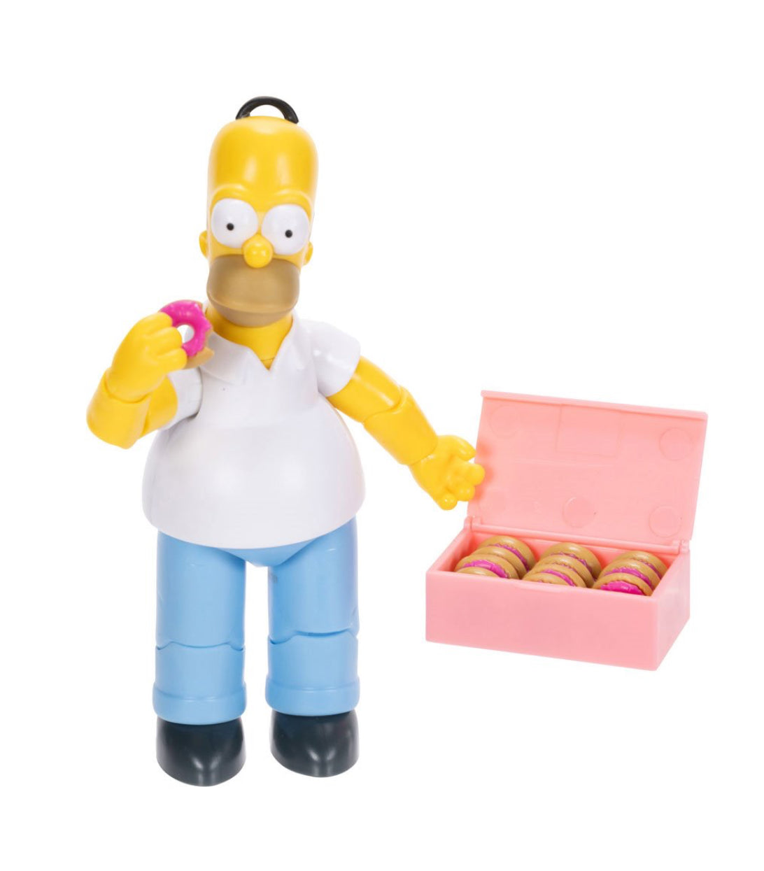 The Simpsons 5-Inch Wave 1 Homer Simpson Action Figure With Donuts