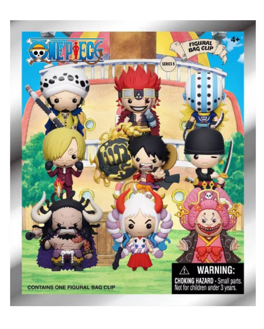One Piece Series 5 3D Foam Bag Clip in Blind Bag 1 Random Figure Monogram Anime