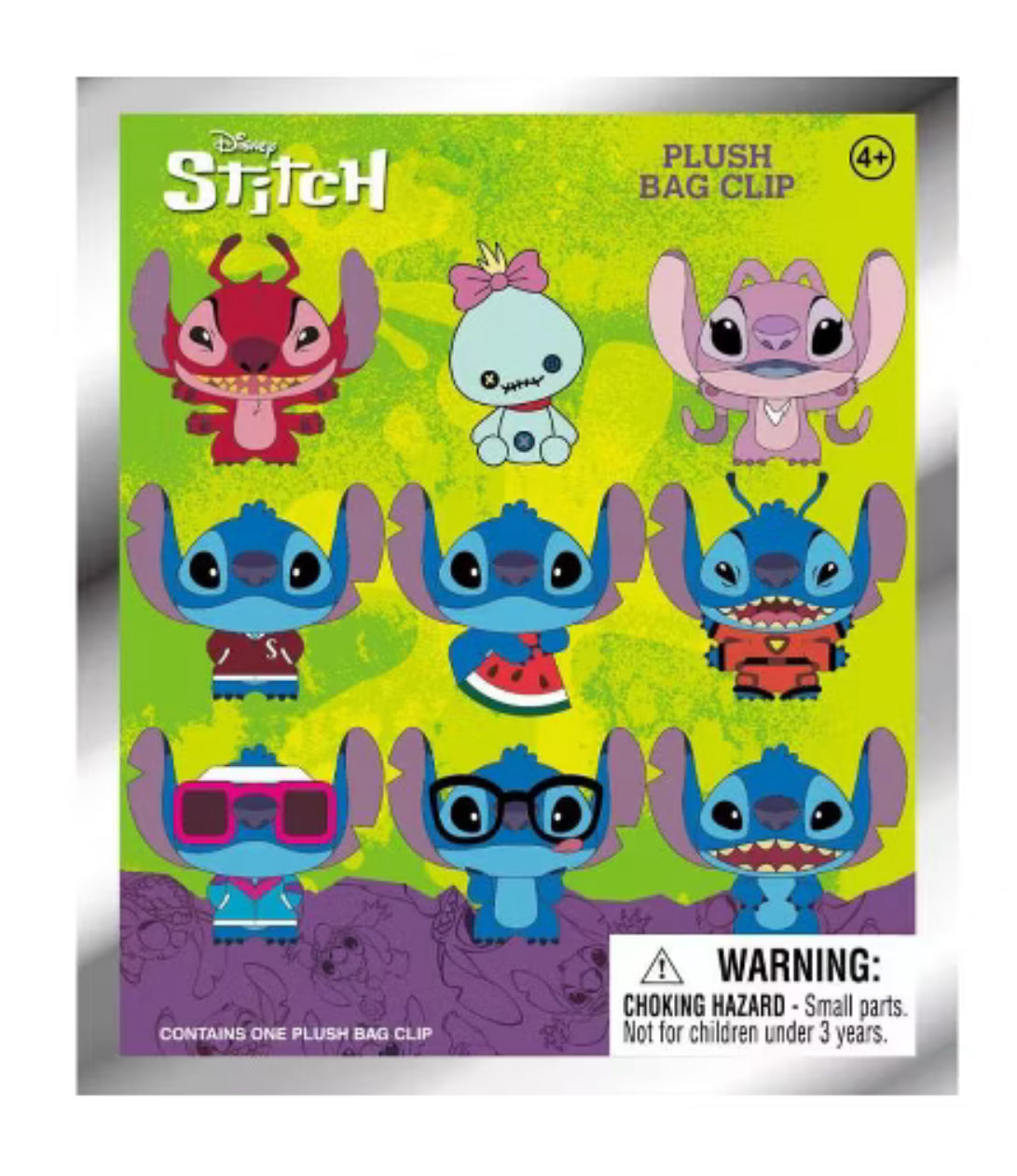 Stitch Plush Bag Clip Blind Bag 1 Random Figure Disney Monogram