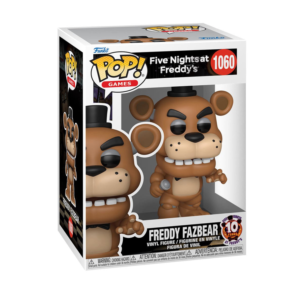 Freddy Fazbear Funko POP! Games: Five Nights at Freddy's 10th Anniversary FNAF