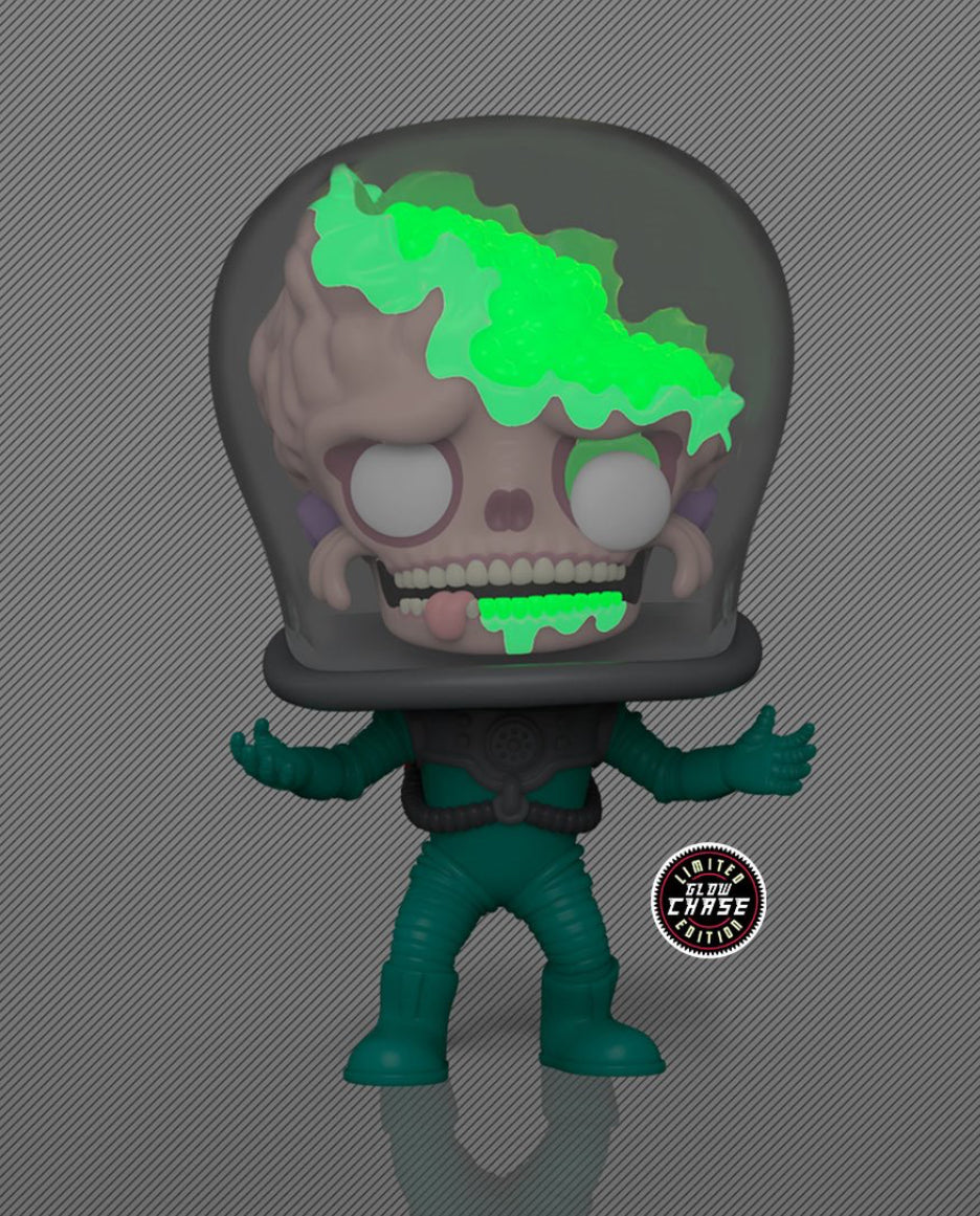 Mars Attacks! Martian Soldier Funko Pop #1877 Specialty Series Glow CHASE LMT ED