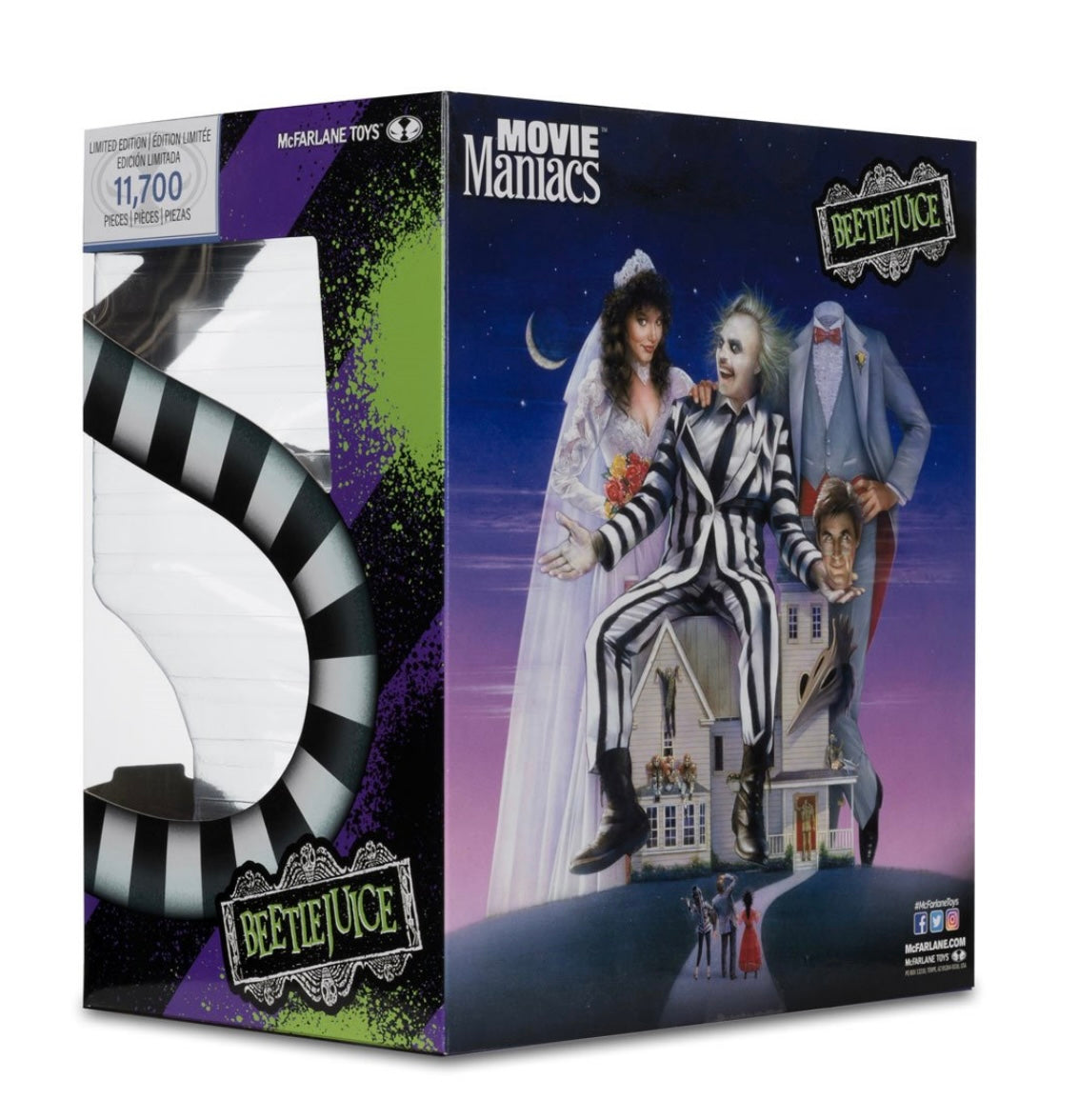 Movie Maniacs Beetlejuice 1988 6-Inch Scale Posed Figure