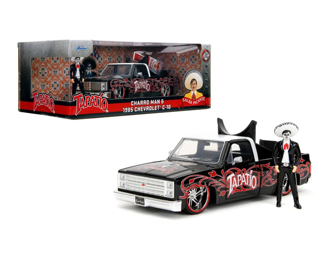 1985 Chevy C10 with Tapatio Man Jada Toys Hollywood Rides 1:24 Scale Die-Cast