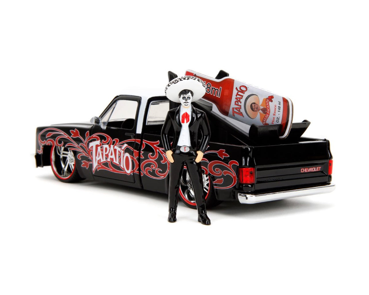 1985 Chevy C10 with Tapatio Man Jada Toys Hollywood Rides 1:24 Scale Die-Cast