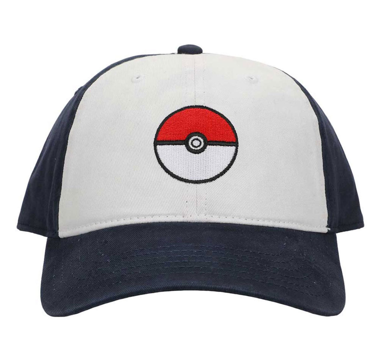 Pokemon Pokeball Embroidered Hat Adjustable OSFM by Bioworld New NWT