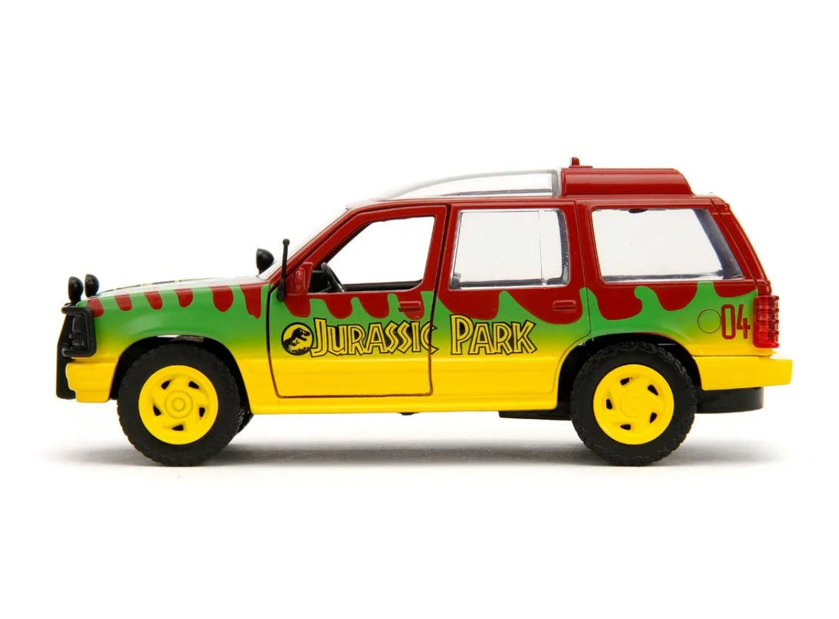 Jada Hollywood Rides Jurassic Park 30th Anniversary Ford Explorer 1/32 Scale