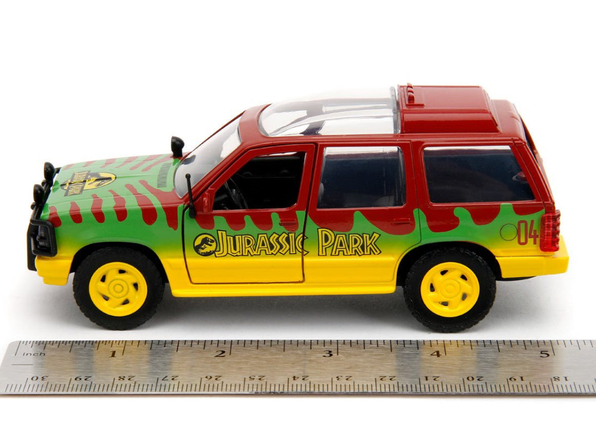 Jada Hollywood Rides Jurassic Park 30th Anniversary Ford Explorer 1/32 Scale