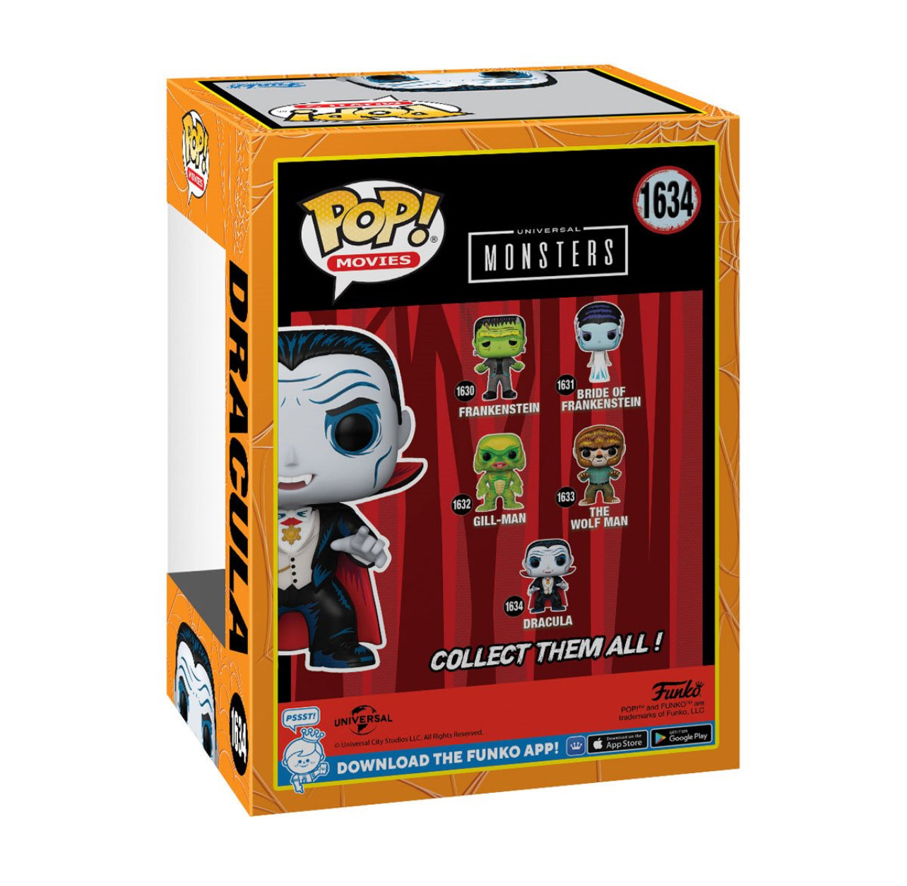 Universal Monsters - Dracula #1634 Funko Pop ! Movies Vinyl Figure