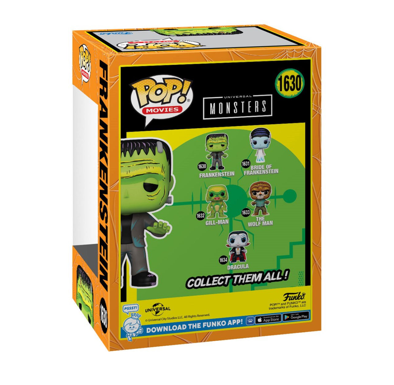 Universal Monsters - Frankenstein #1630 Funko Pop! Movies Its Alive Vinyl Figure