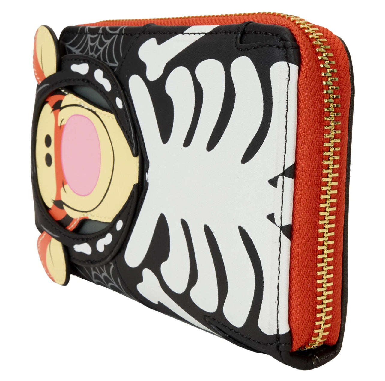 Loungefly Winnie the Pooh Skeleton Tigger Zip-Around Wallet ā Glow-in-the-Dark