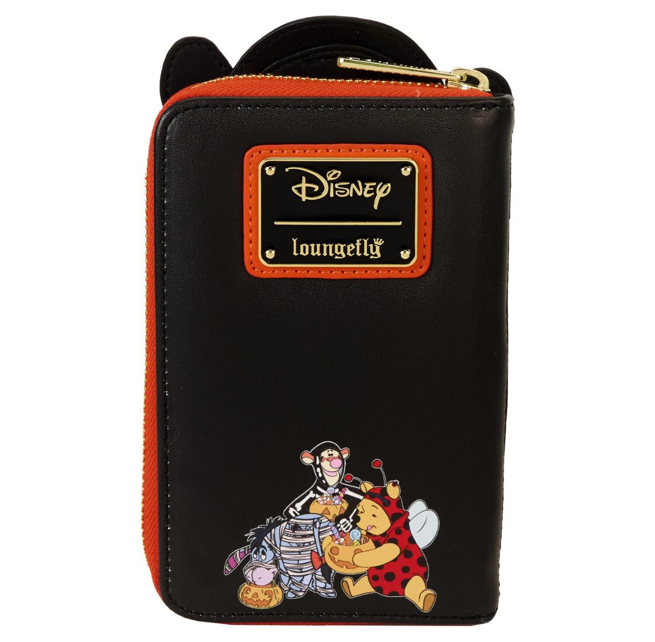 Loungefly Winnie the Pooh Skeleton Tigger Zip-Around Wallet ā Glow-in-the-Dark