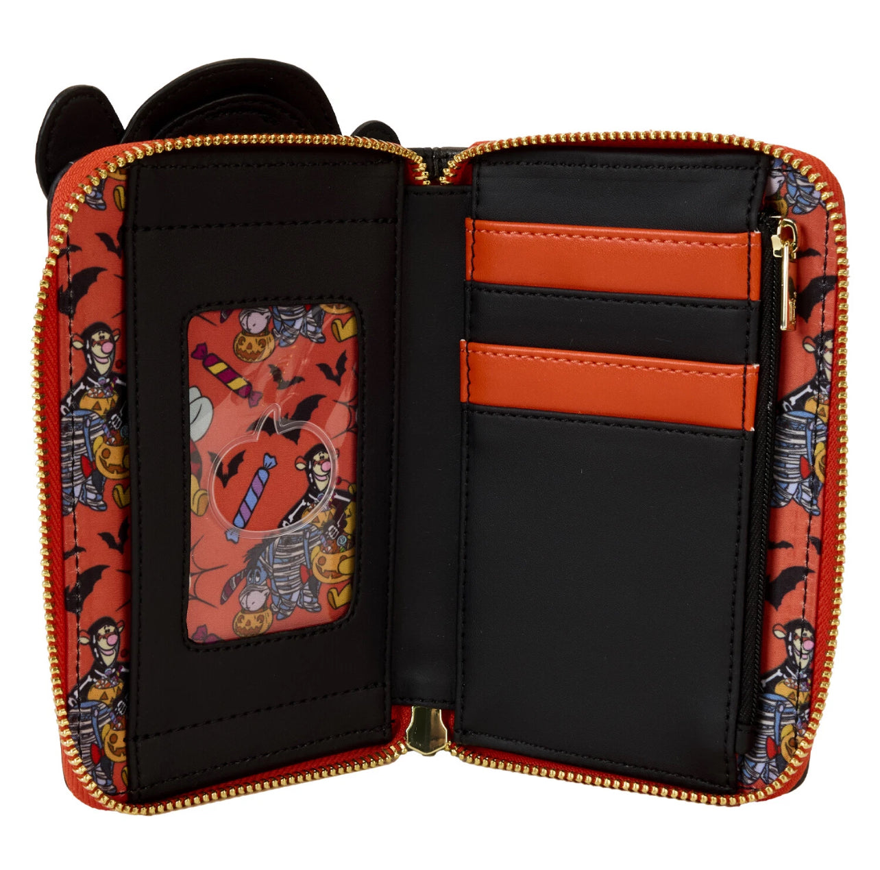 Loungefly Winnie the Pooh Skeleton Tigger Zip-Around Wallet ā Glow-in-the-Dark