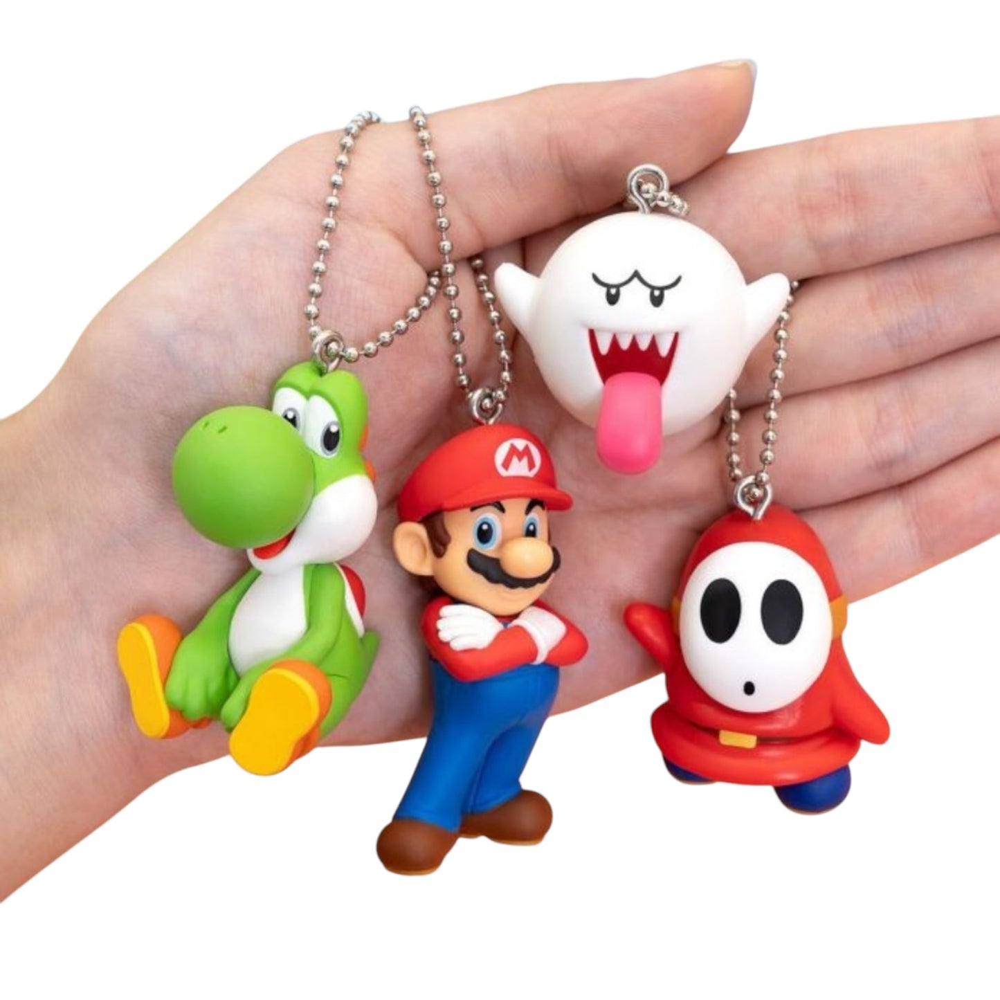 Nintendo Super Mario Charm Collection Bandai 1.5-inch Key Chain 1 Random Figure
