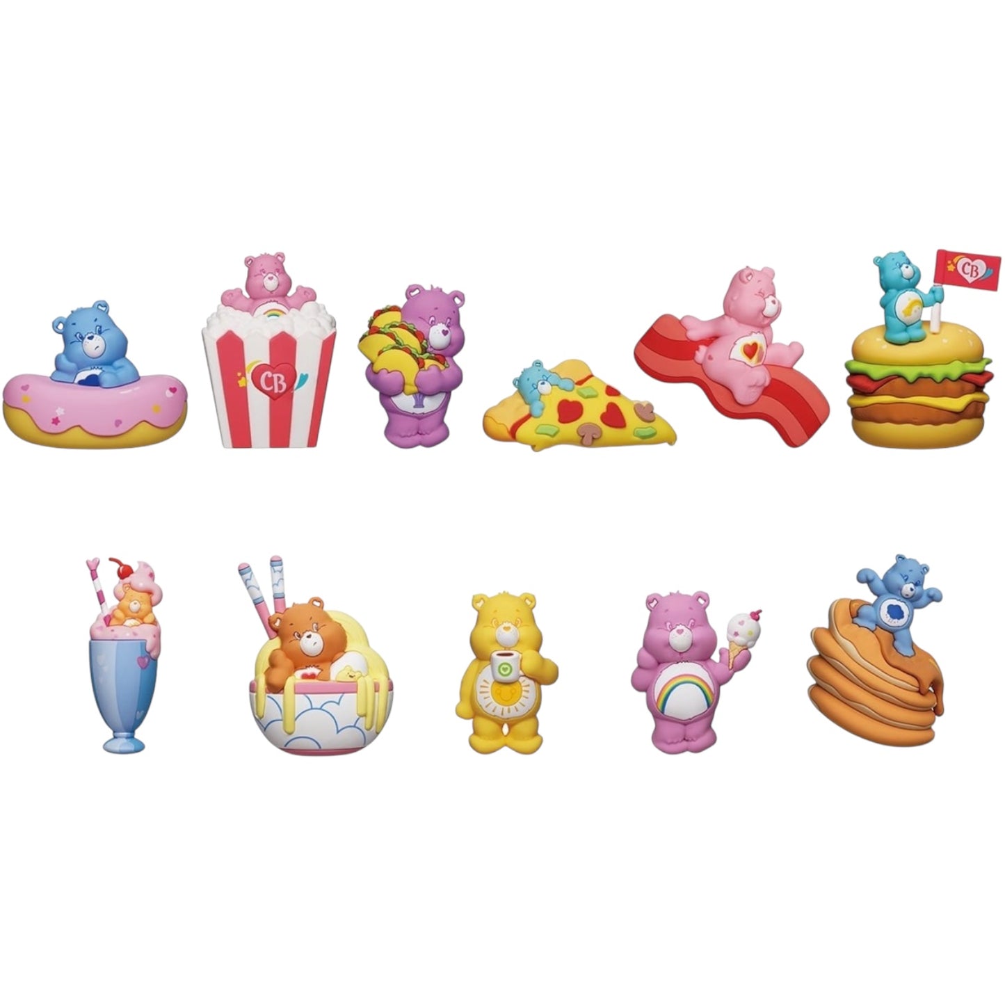 Care Bears X Food 3D Figural Bag Clip Series 2 Monogram 1 piece Random Blind Bag