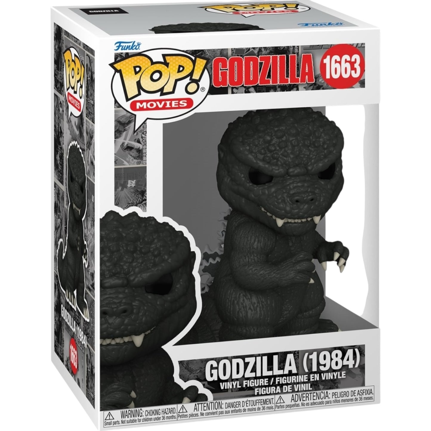 Godzilla 1984 Funko Pop #1663 Figure Movies Godzilla 70th Anniversary Monsters