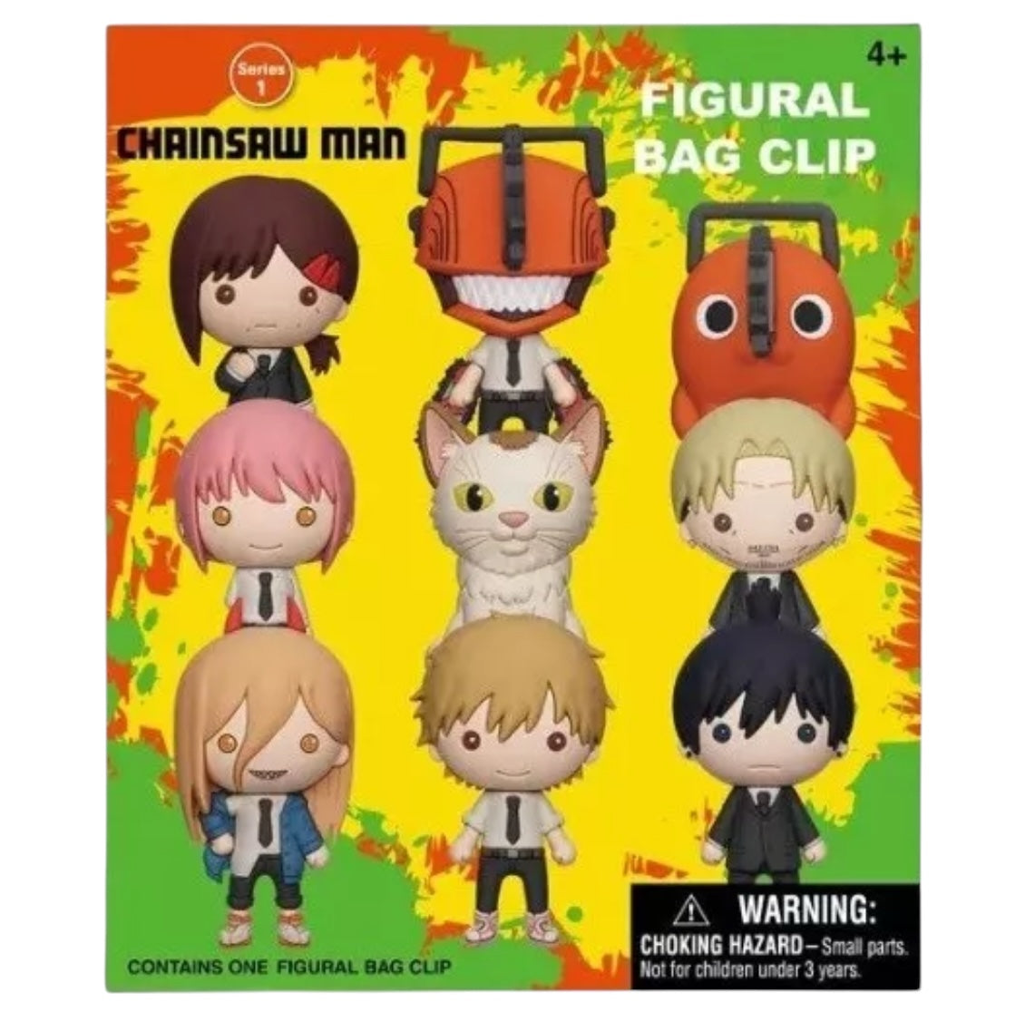 Chainsaw Man Series 2 3D Foam Bag Clip Blind Bag 1 Random Figure Monogram