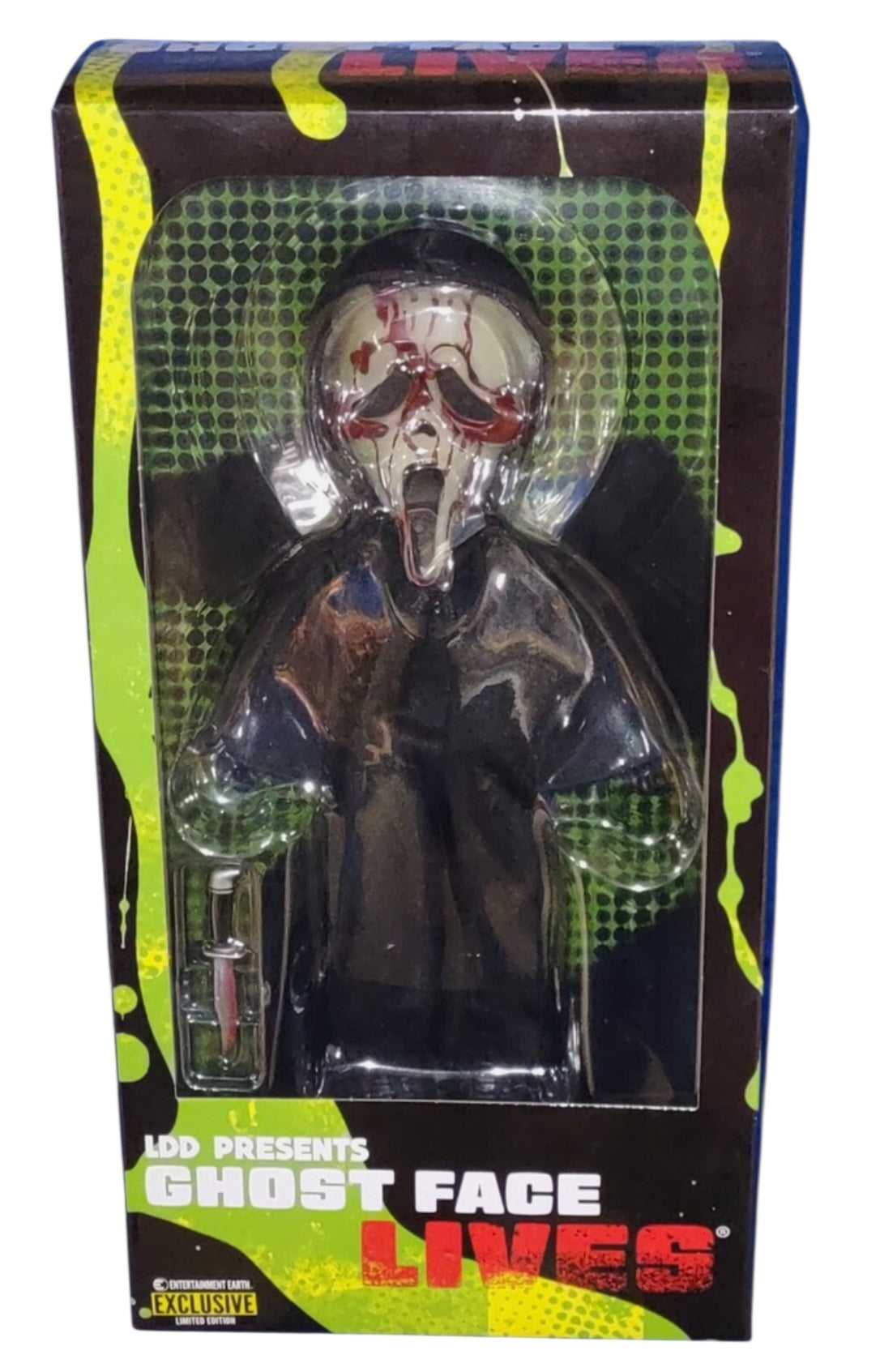 Living Dead Doll Ghost Face Lives EE Exclusive Glow in the Dark Blood Mezco Toyz