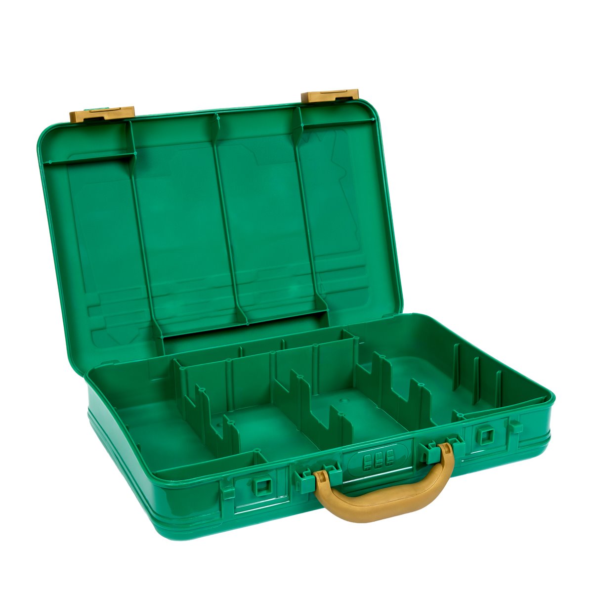 WWE Money In The Bank Collector's Case — open empty collector case showing interior storage compartments