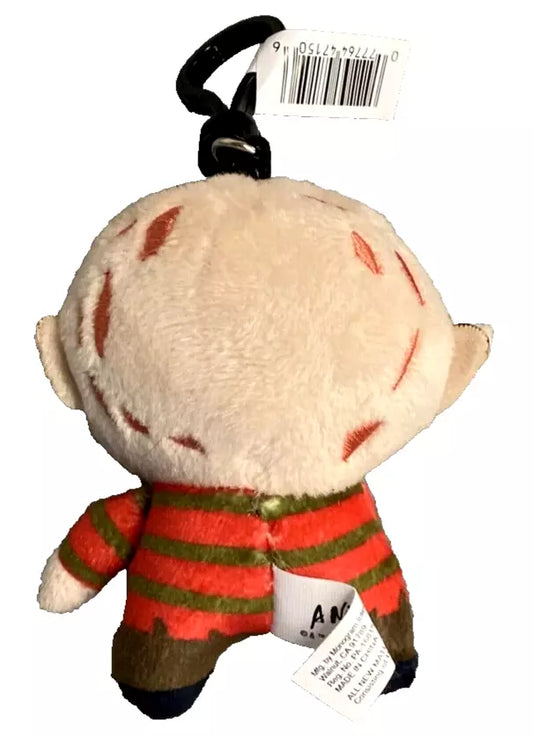 Chills and Thrills Plush Bag Clip Freddy Krueger Nightmare On Elm Street Horror