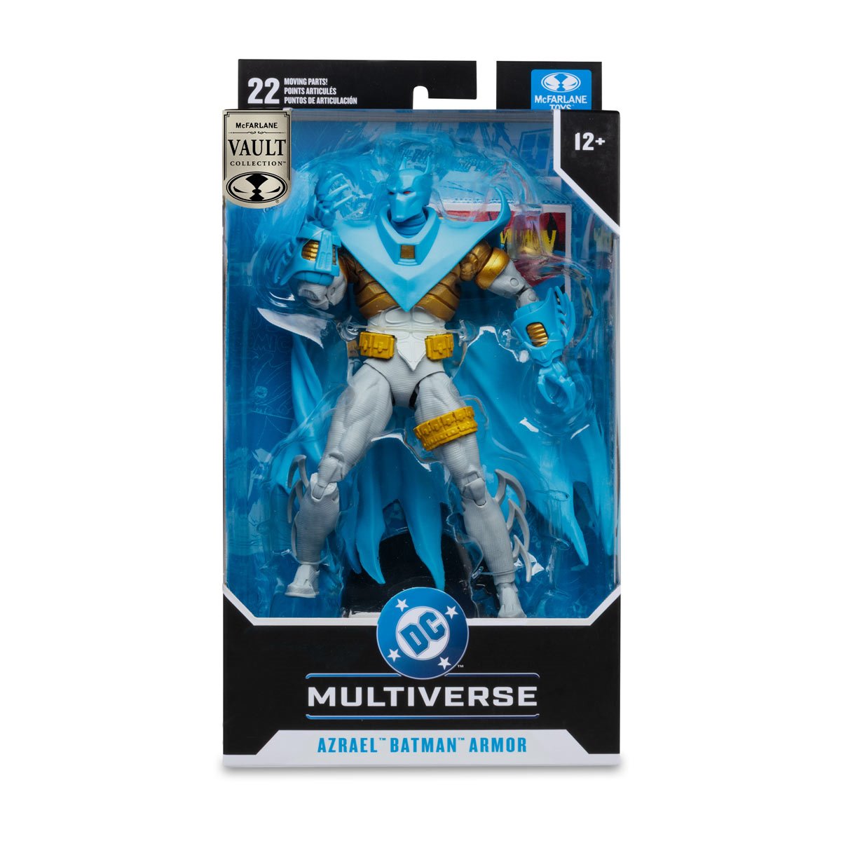 DC Multiverse McFarlane Vault Collection Wave 3 Azrael Batman 7-Inch Scale Action Figure — front window-box packaging