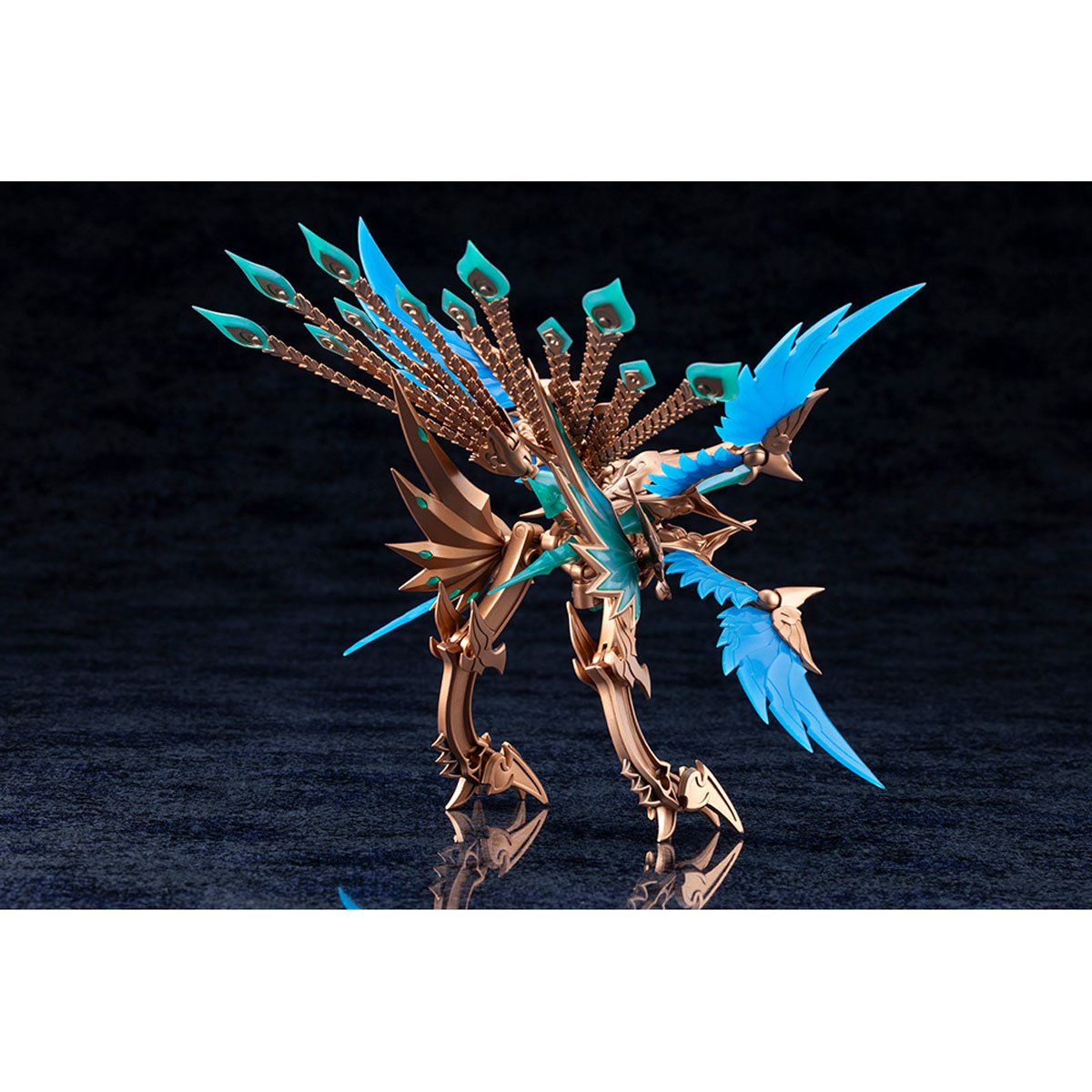 Arcanadea XenoAlma Orage Pavorea Model Kit — Monster Mode rear three-quarter view