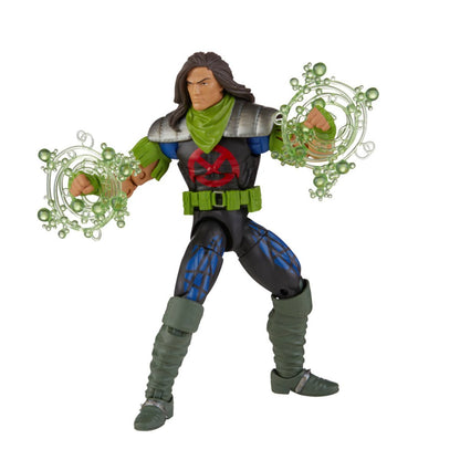 X-Force Marvel Legends Rictor, Domino, and Cannonball 6-Inch Action Figures 3-Pack — included Rictor posed with both green power effects