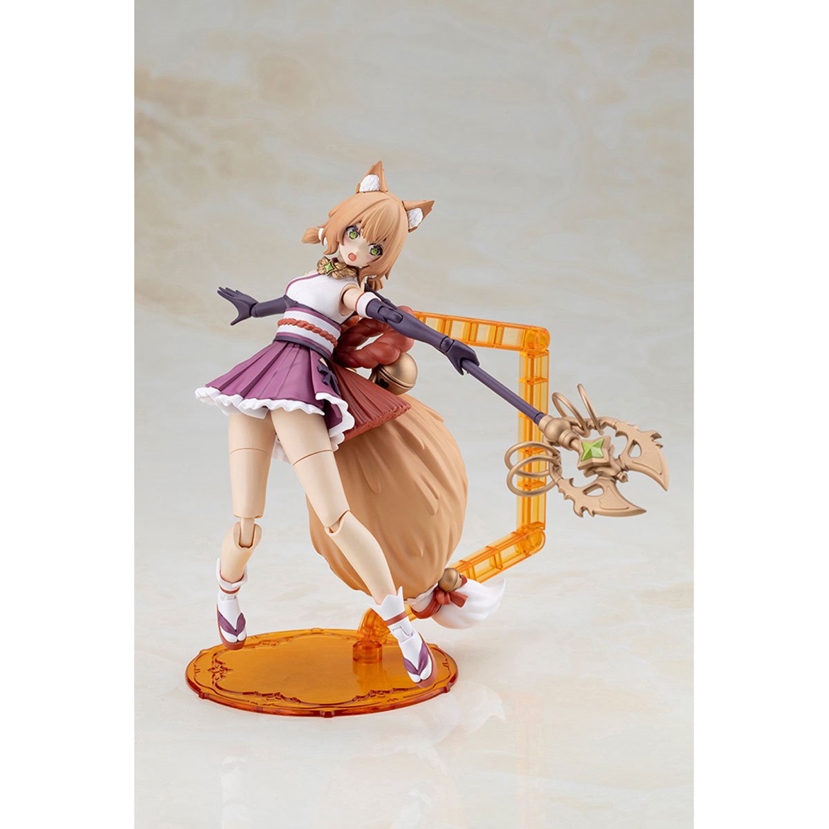 Arcanadea Yukumo (First Engage Vesion) Model Kit — Standing staff pose on display stand