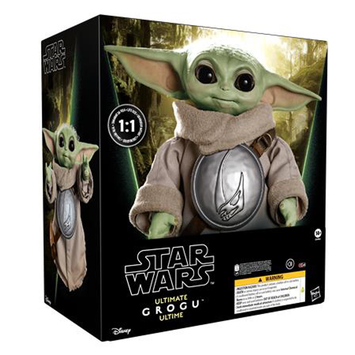 Star Wars Ultimate Grogu 1:1 Scale Premium Animatronic Replica — packaging angled view
