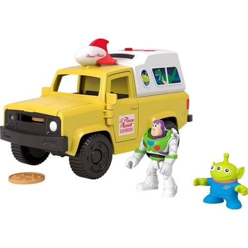 Toy Story Imaginext Pizza Planet Truck with Buzz Lightyear Alien Playset