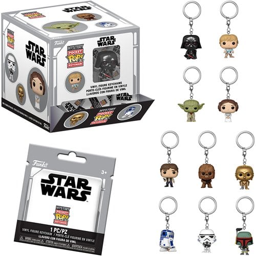 Star Wars 50th Anniversary Blind Funko Pocket Pop Key Chain