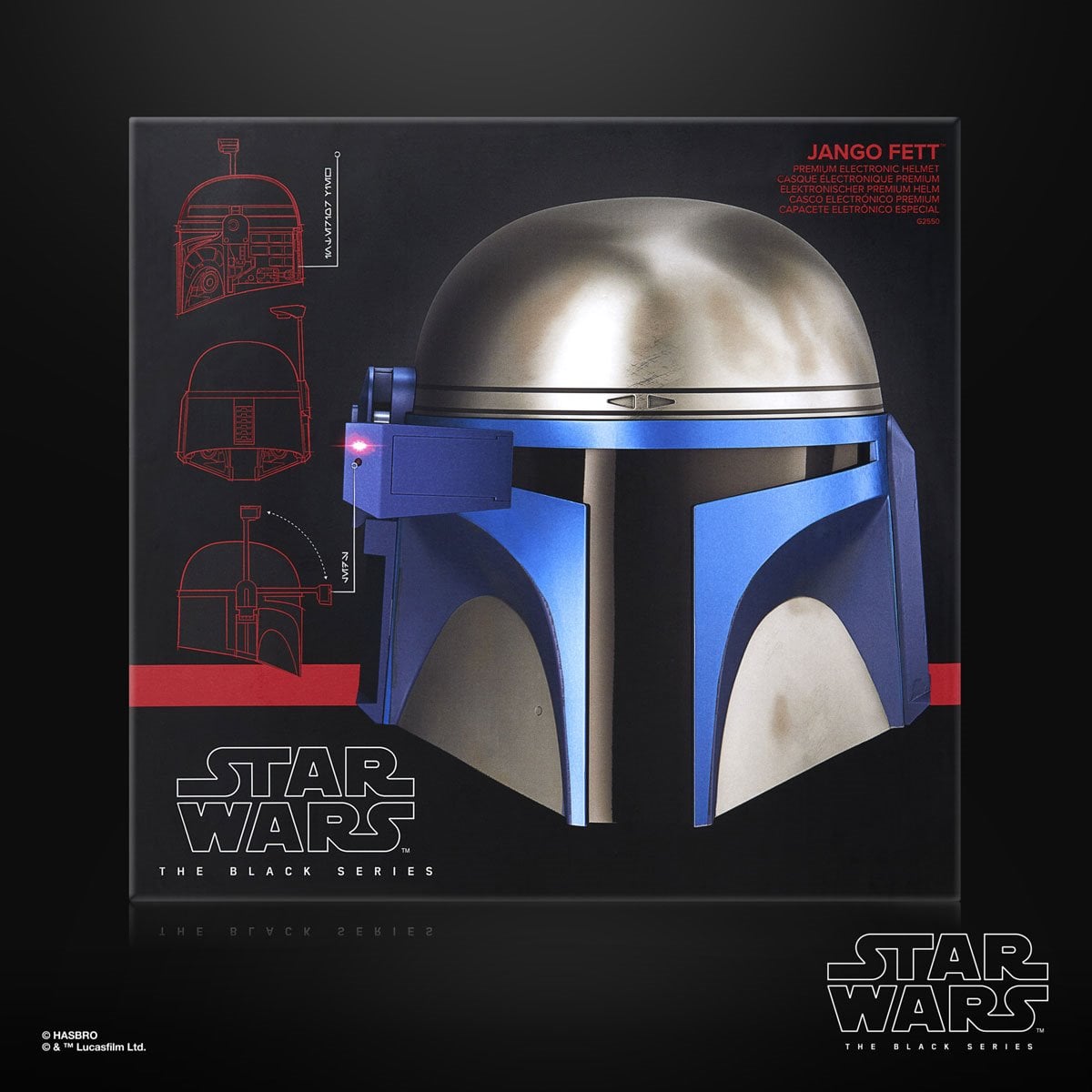 Star Wars The Black Series Jango Fett Electronic Roleplay Helmet Prop Replica