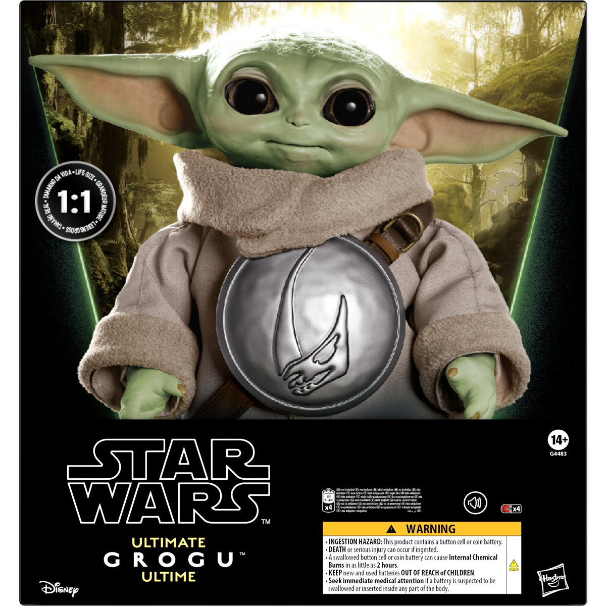 Star Wars Ultimate Grogu 1:1 Scale Premium Animatronic Replica — packaging front view