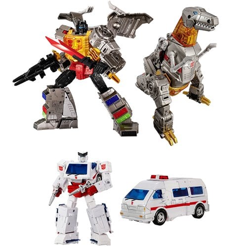 Transformers Dramatic Capture Series Dinobot Island Part 1 Ratchet and Grimlock Set