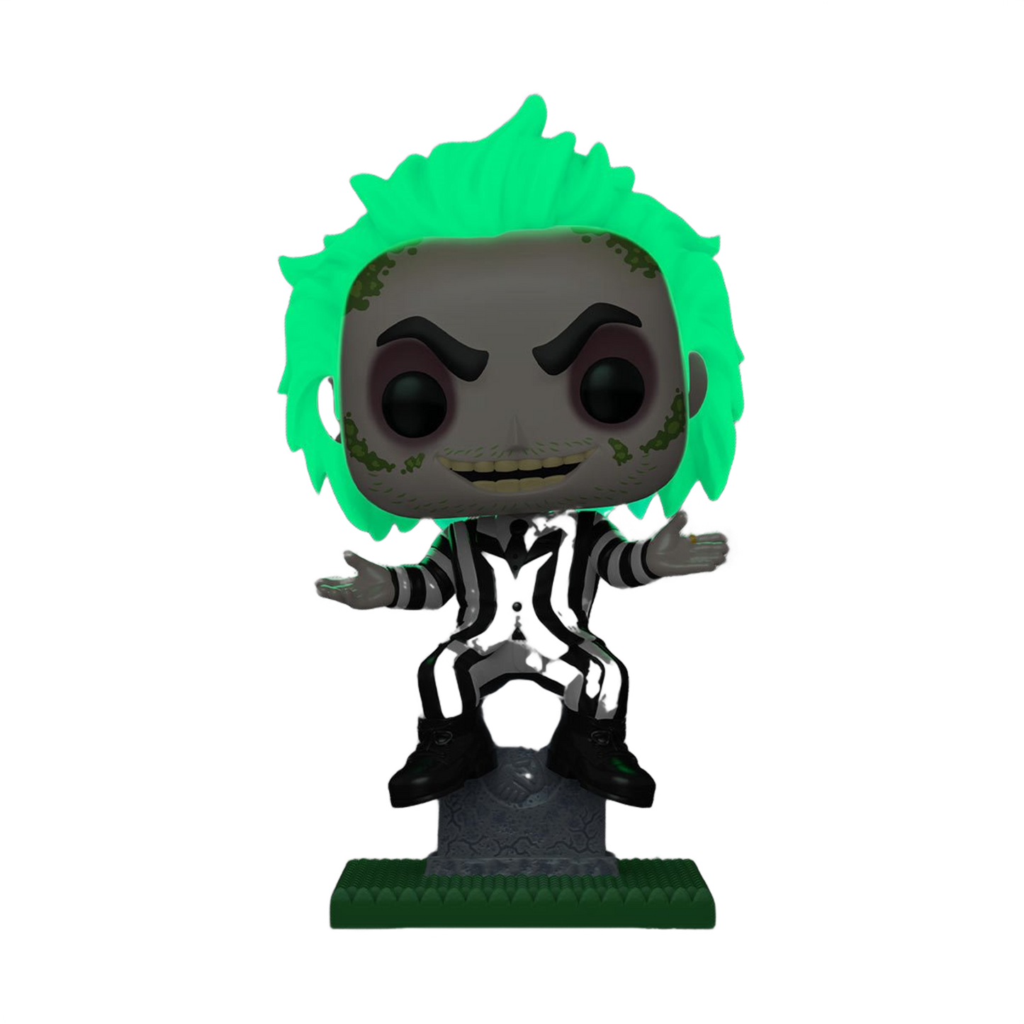 Beetlejuice on Tombstone Glow-in-the-Dark Funko Pop! Plus Vinyl Figure #1757 – Entertainment Earth Exclusive