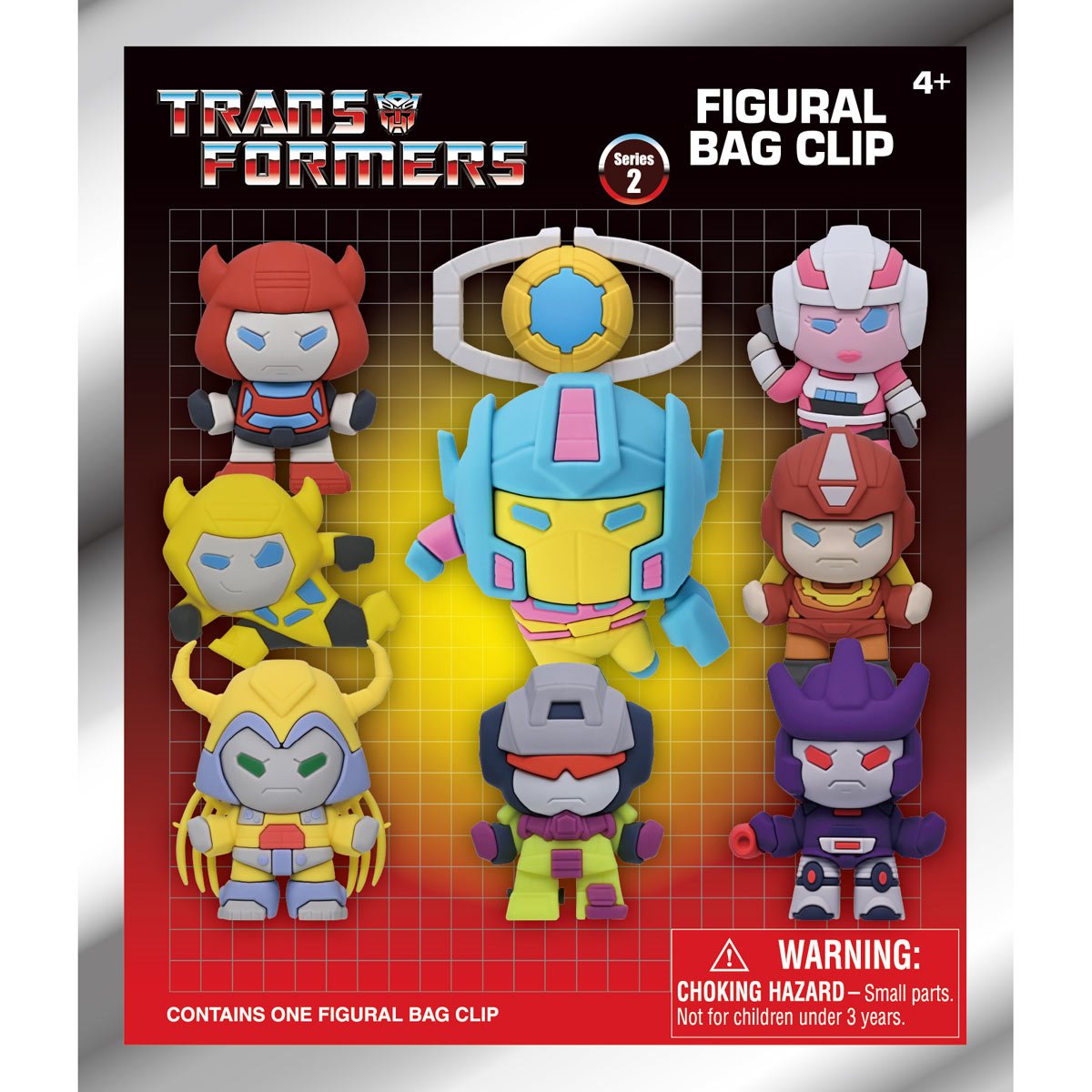 Transformers Series 2 3D Foam Bag Clip Master Carton of 144
