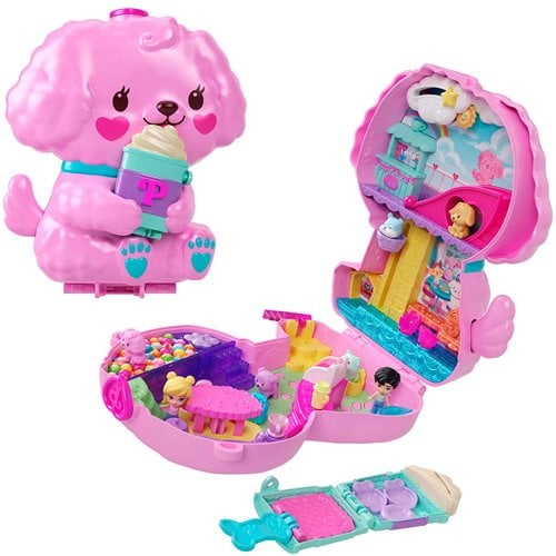 Polly Pocket Cafe Pup Purse Playset