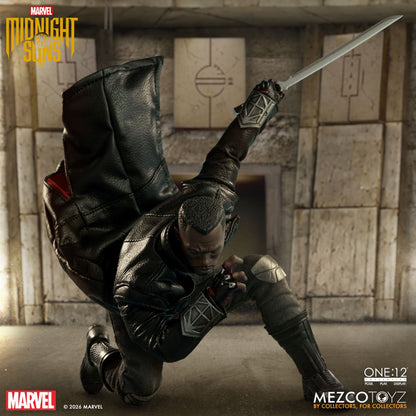 Blade Midnight Sons One:12 Collective Action Figure — kneeling sword pose