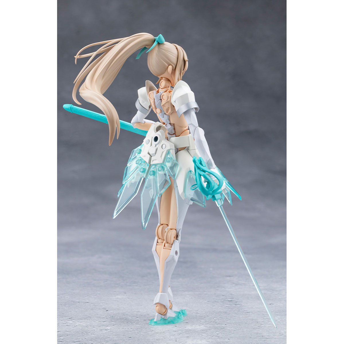 Megalomaria Unlimited Universe Emulator #3 Model Kit — rear standing view with sword and scabbard