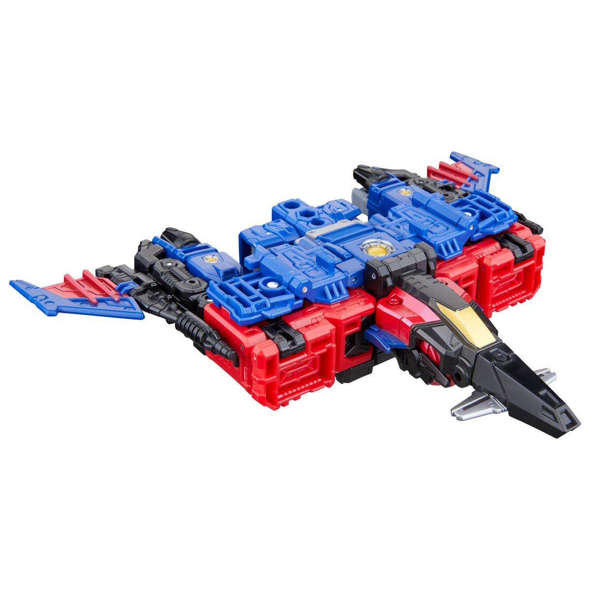 Transformers Generations Age of the Primes Voyager Nexus Prime — Jet tank mode front three-quarter view