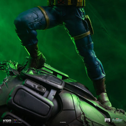 Avengers: Doomsday Cyclops Battle Diorama Series Art Scale 1:10 Limited Edition Statues — lower-body and base detail