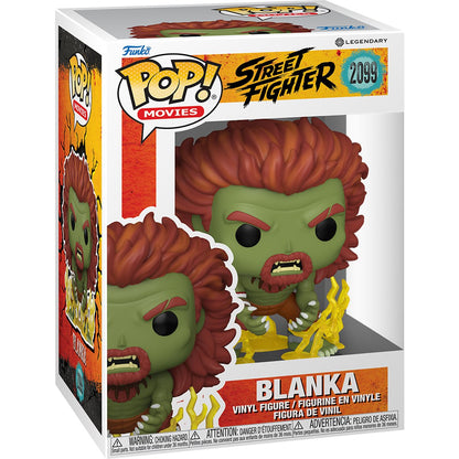 Street Fighter Movie (2026) Blanka Funko Pop! Vinyl Figure #2099 — window-box packaging view