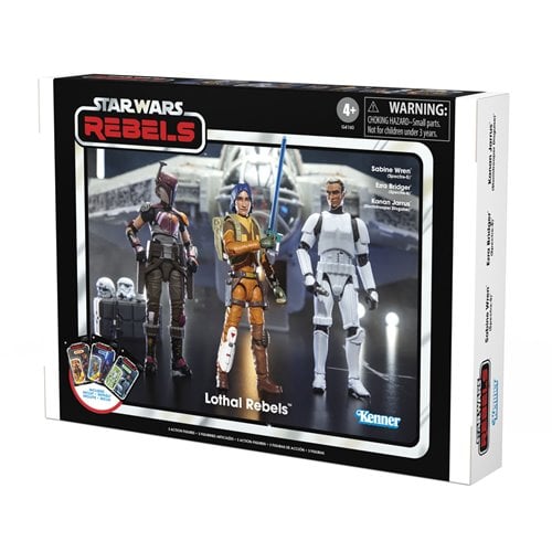 Star Wars The Vintage Collection Lothal Rebels 3 3/4-Inch Action Figure Set