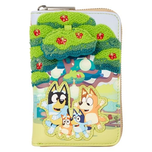 Bluey Backyard Zip-Around Wallet