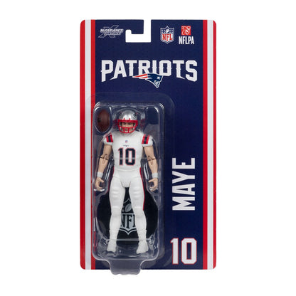 NFL McFarlane's SportsPicks Wave 2 New England Patriots Drake Maye 6-Inch Action Figure — Drake Maye Patriots SportsPicks Wave 2 figure, front packaging